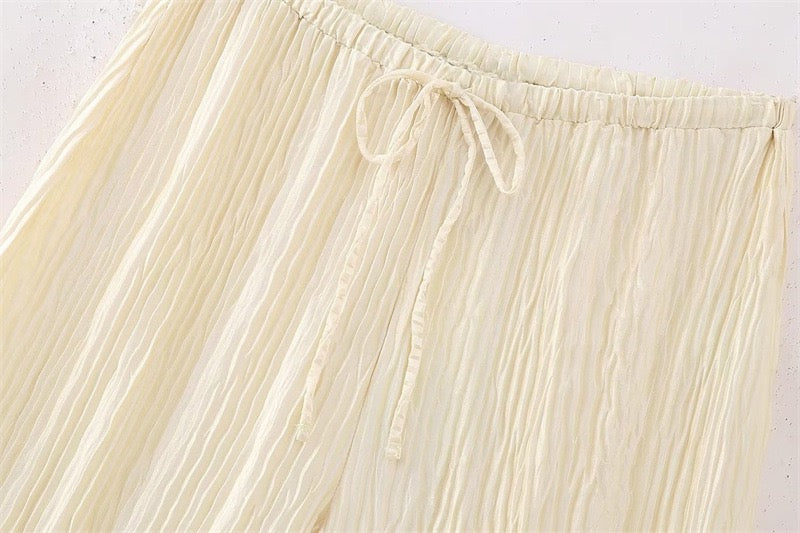 Plisse Co-ord