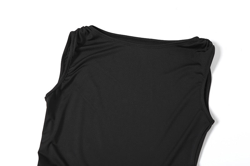 High Neck Fitted Dress