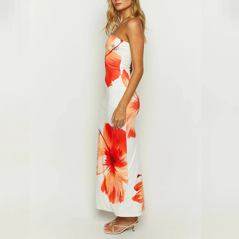 Bandeau Bodycon Maxi Dress