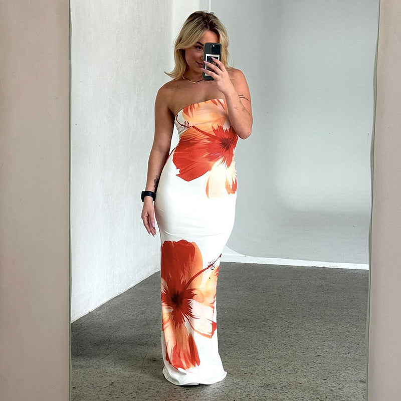 Bandeau Bodycon Maxi Dress