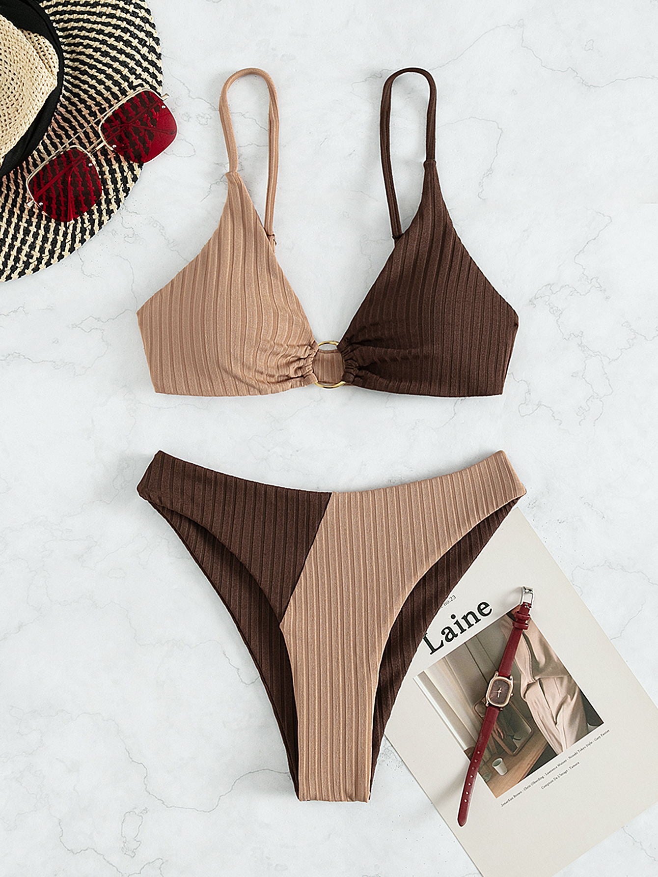Ribbed Bikini