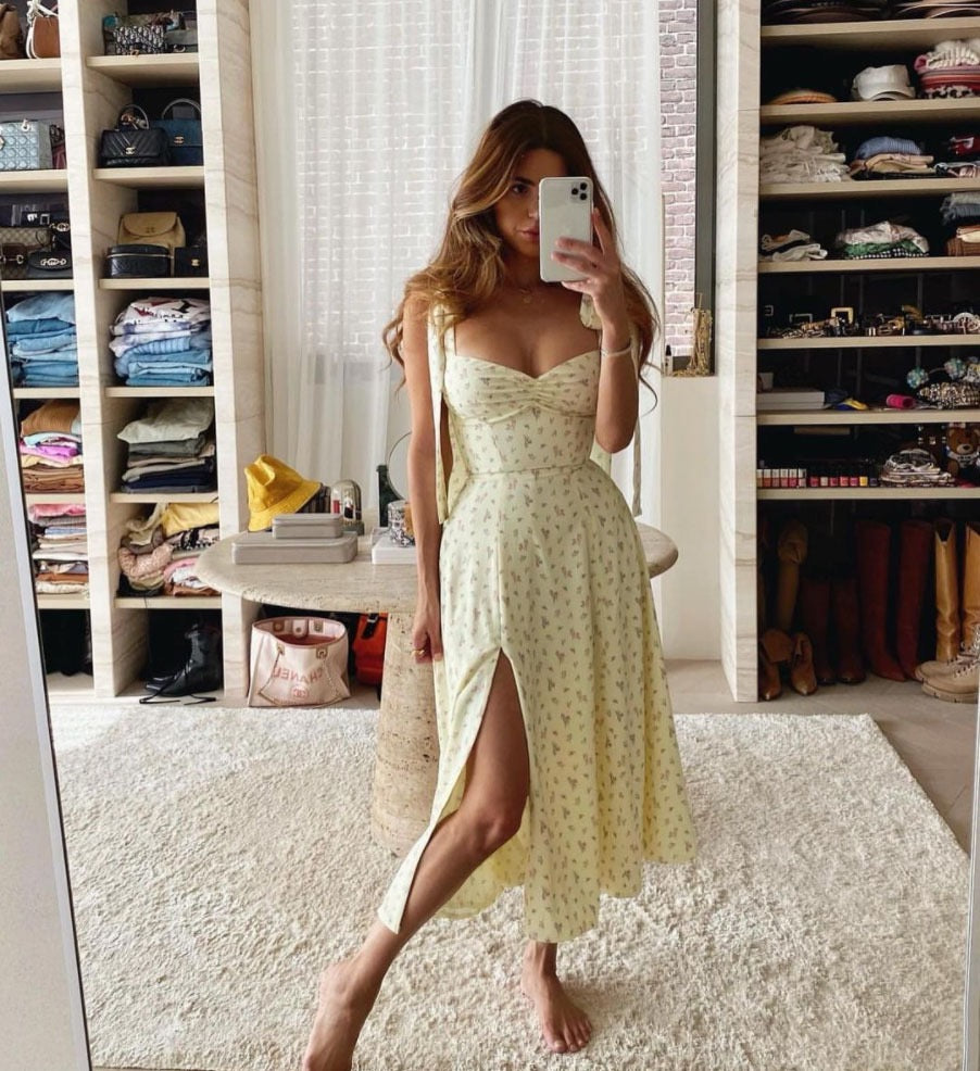 Tie Shoulder Dress