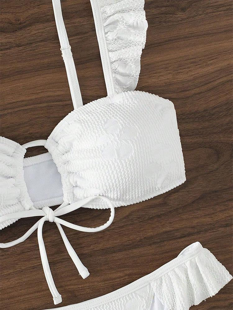 Frill Detail Bikini Set