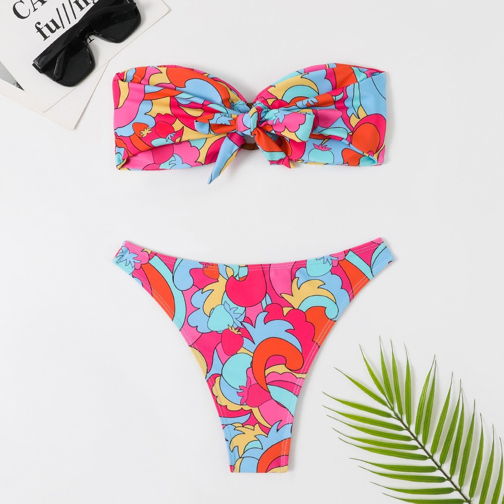 High Leg Bikini Set
