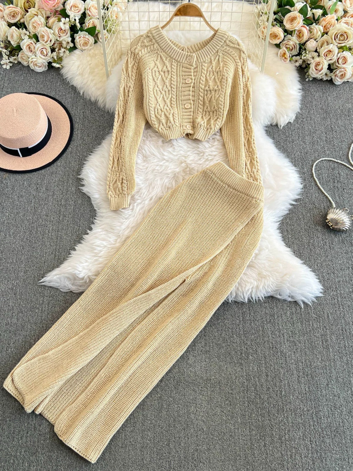 Knitted Two Piece set