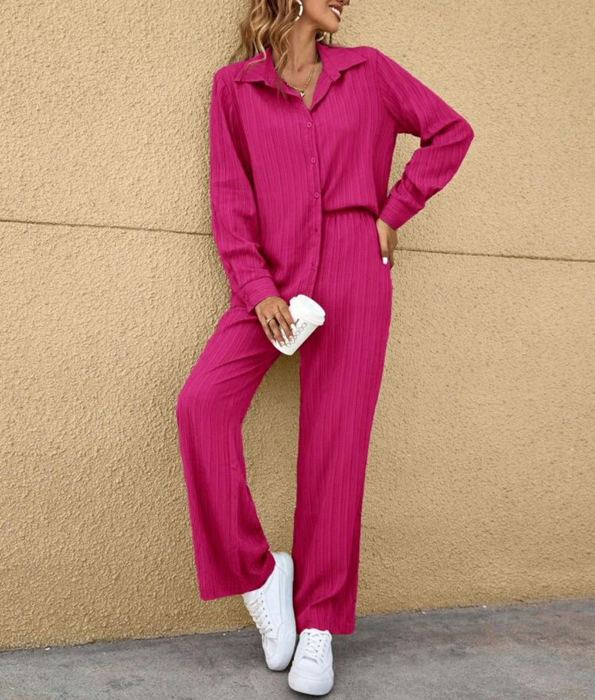 Wide Leg Trouser Co-ord