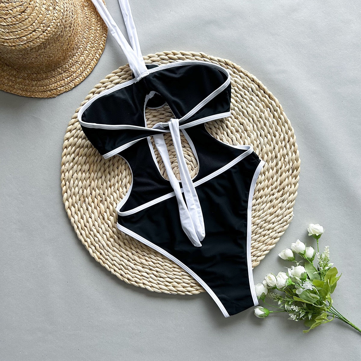 Cut Out Flower One Piece