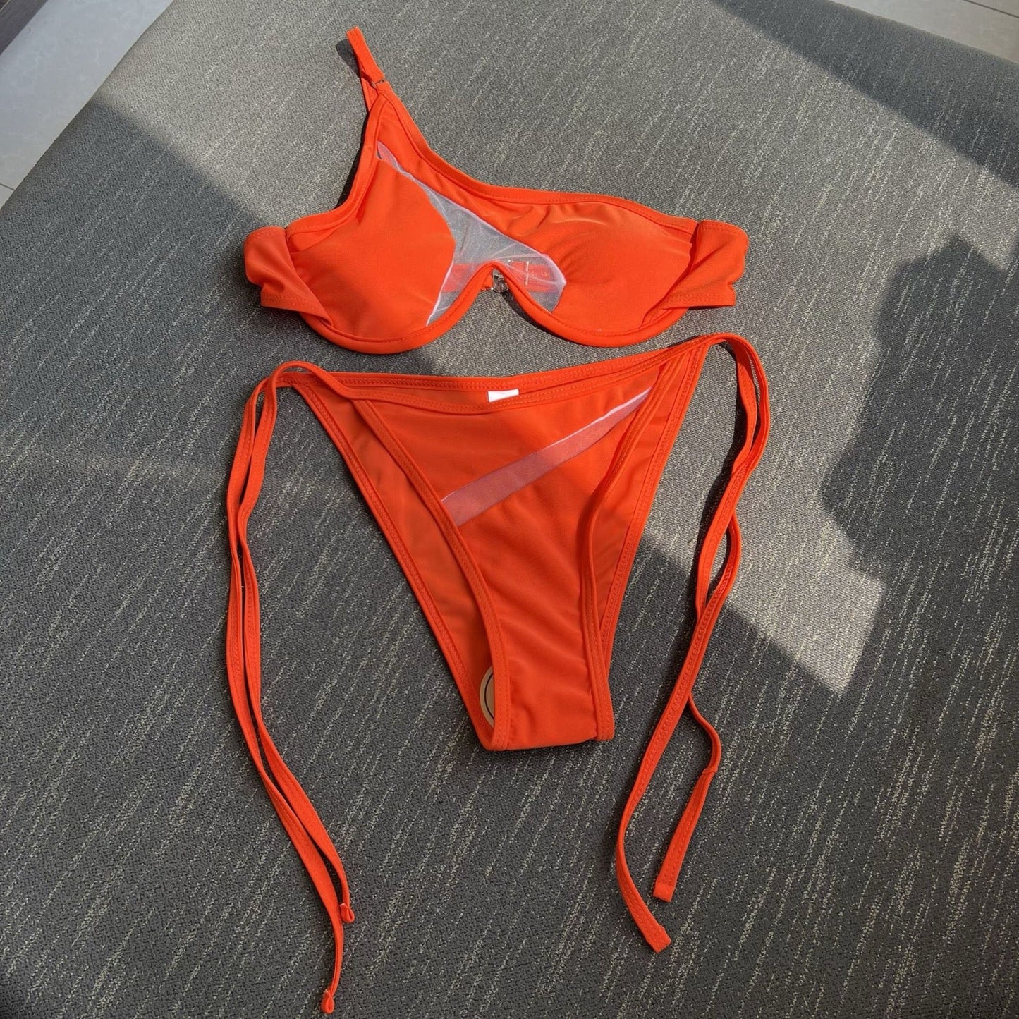 Cut Out Bikini Set
