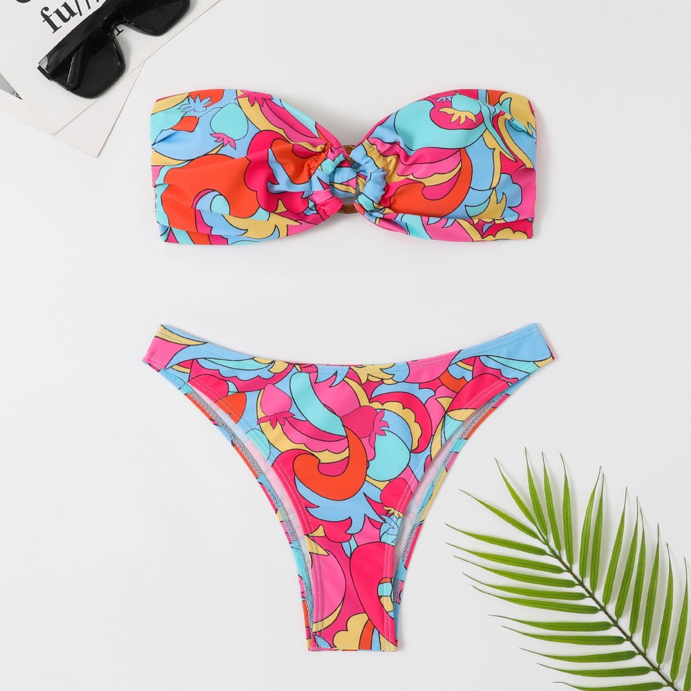 High Leg Bikini Set
