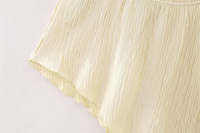 Plisse Co-ord