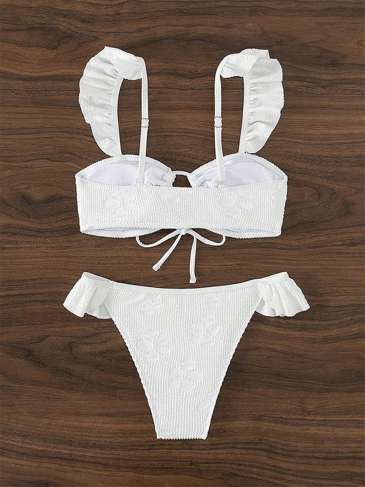 Frill Detail Bikini Set