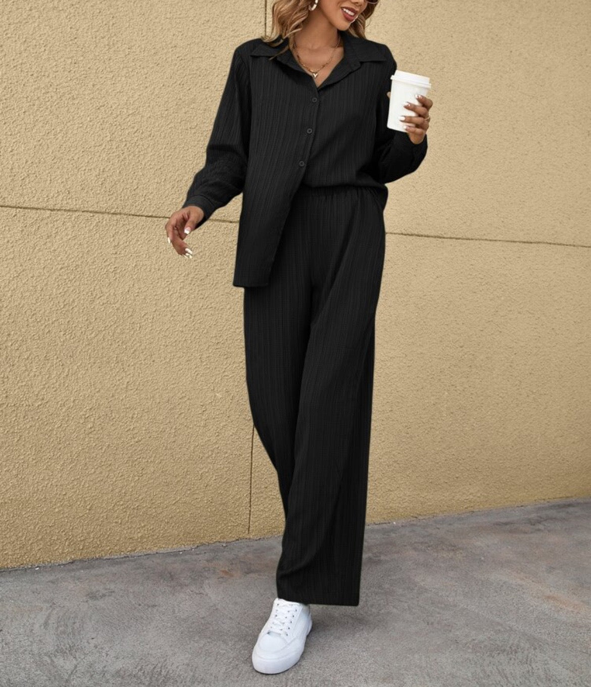 Wide Leg Trouser Co-ord
