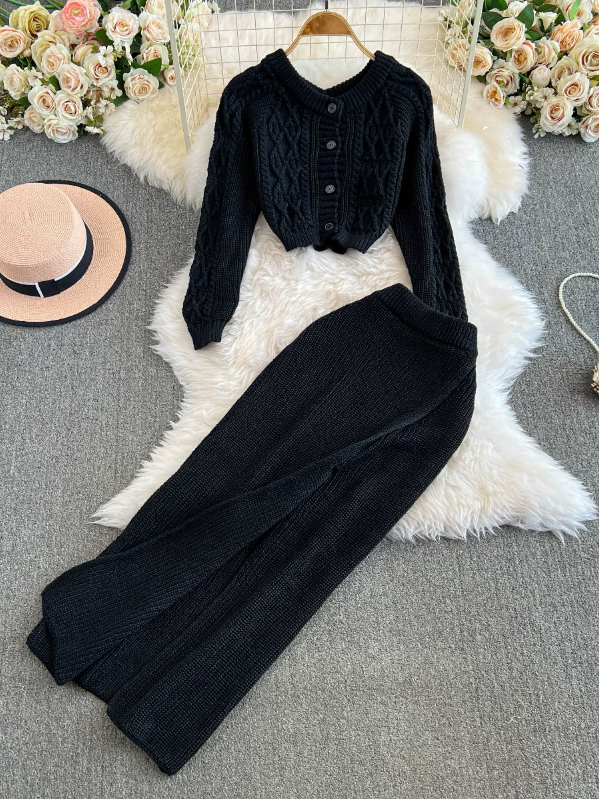 Knitted Two Piece set