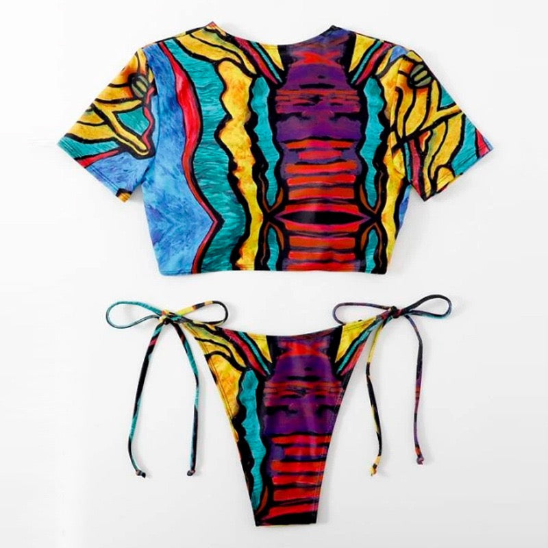 Cap Sleeve Bikini