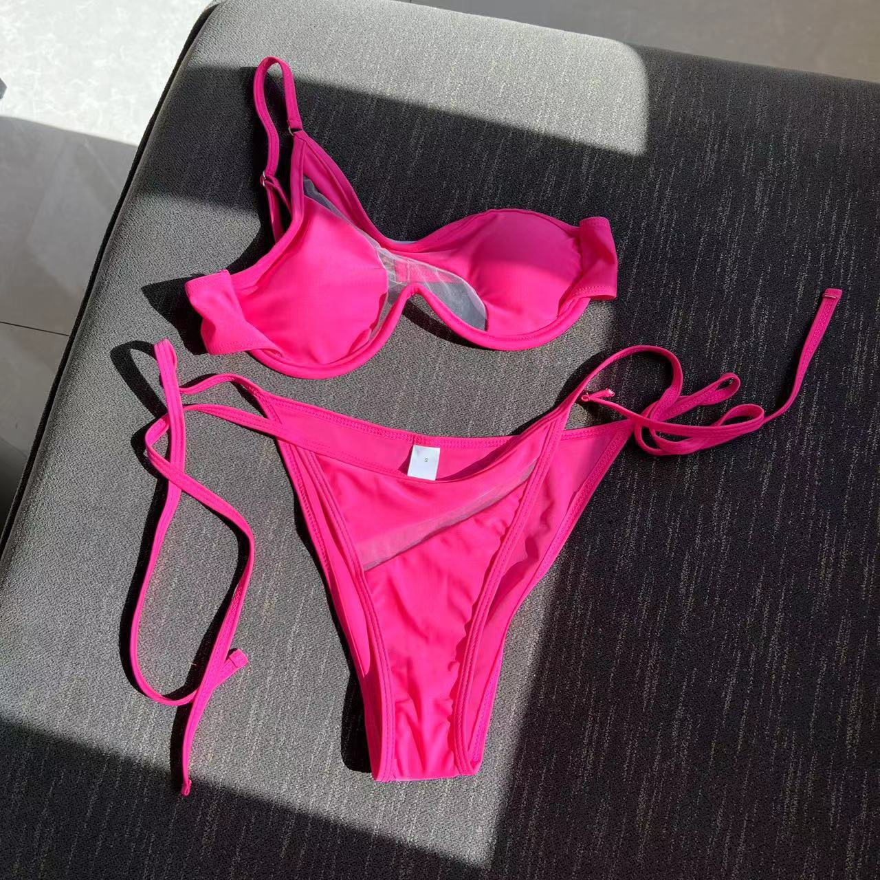 Cut Out Bikini Set