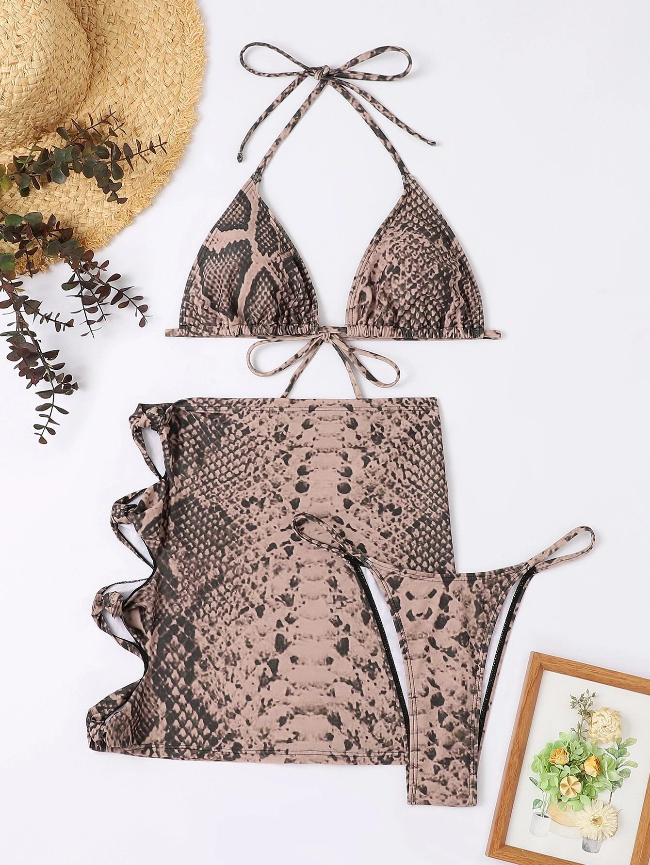 Snakeskin Bikini Set