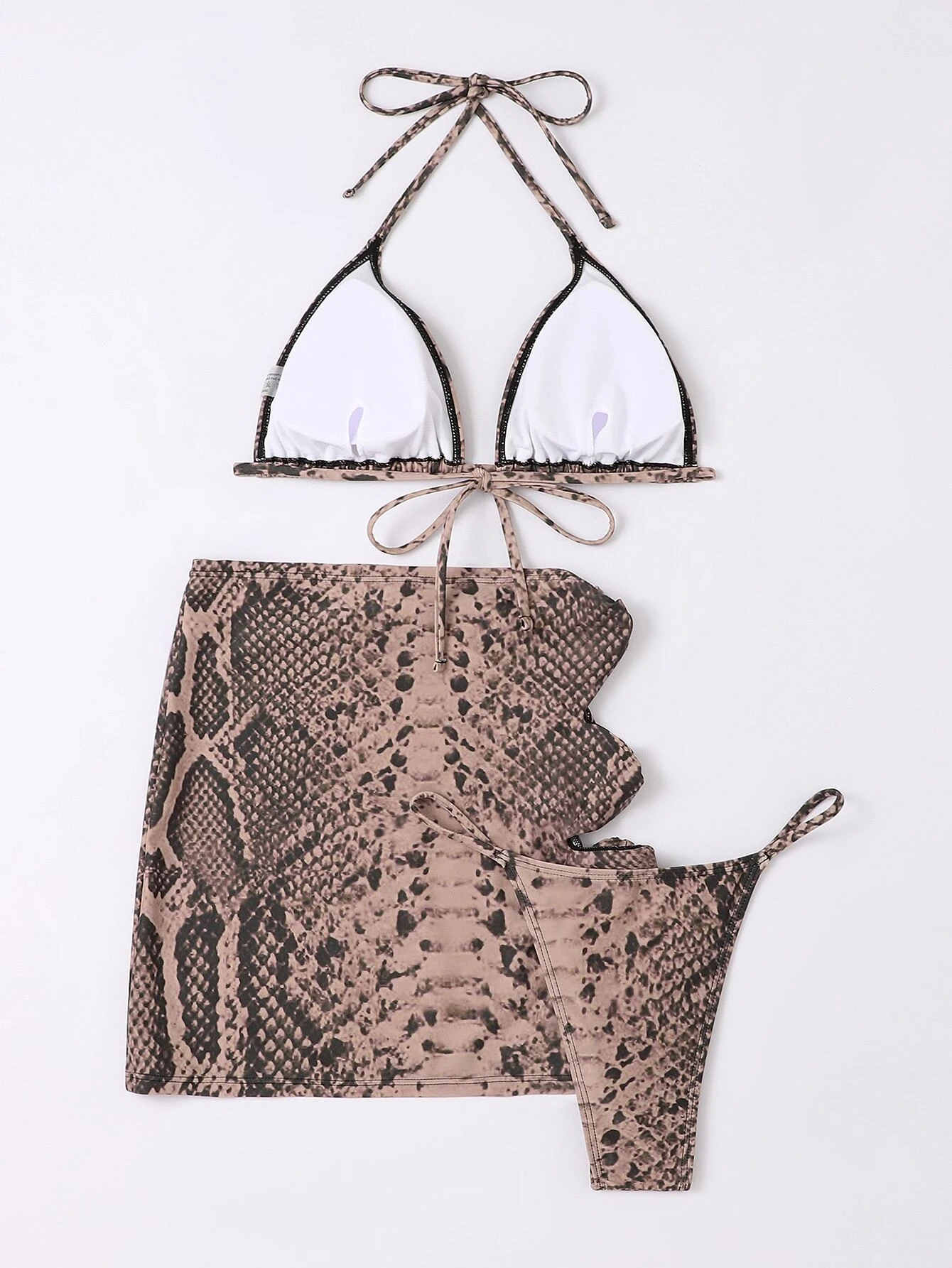 Snakeskin Bikini Set