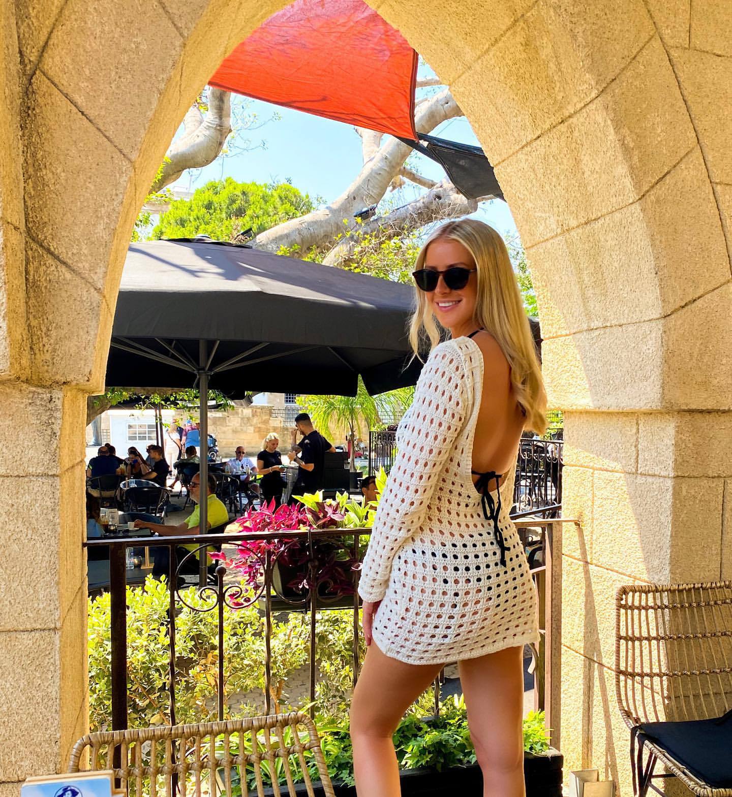 Backless Cover Up Dress