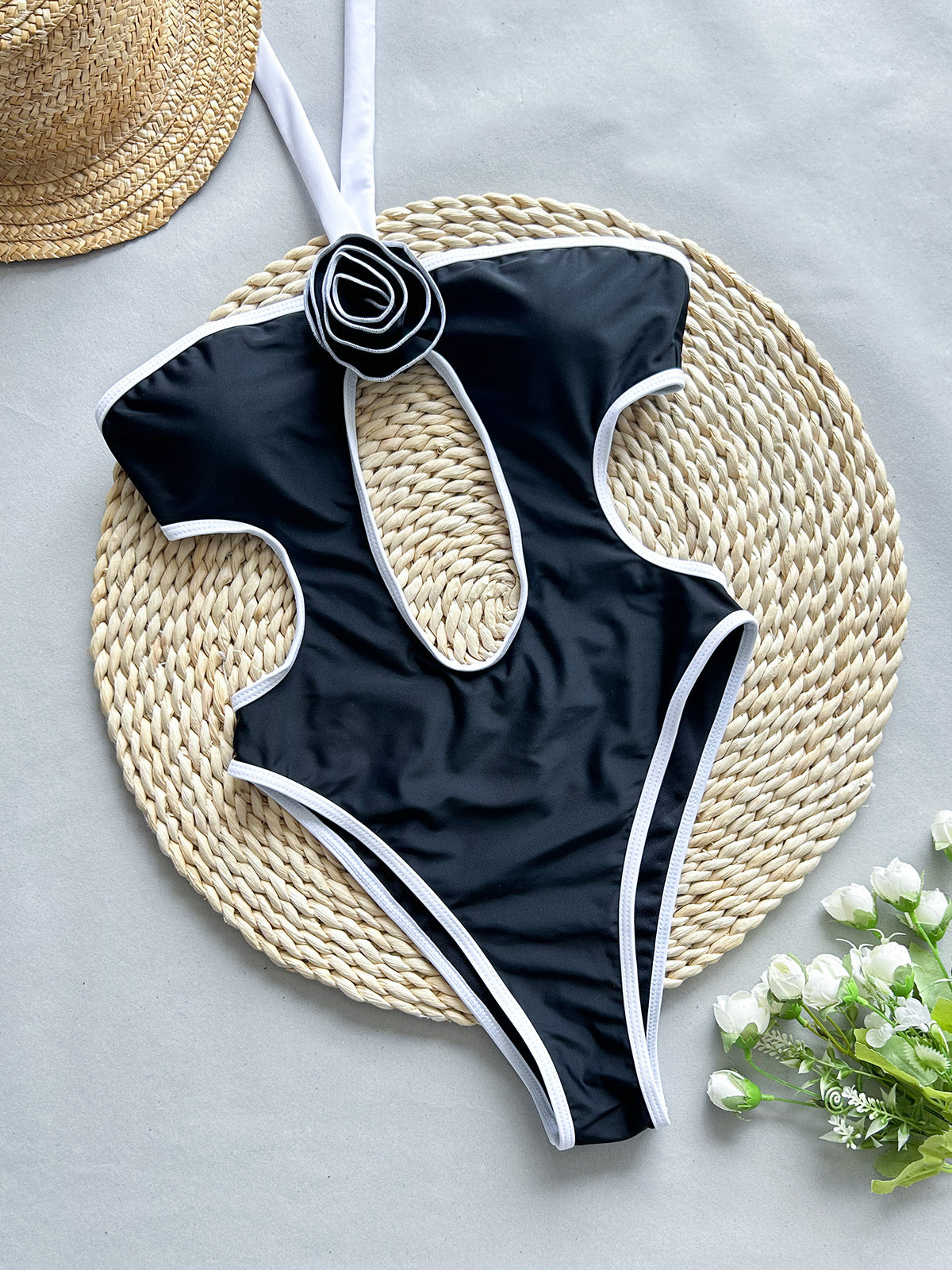 Cut Out Flower One Piece