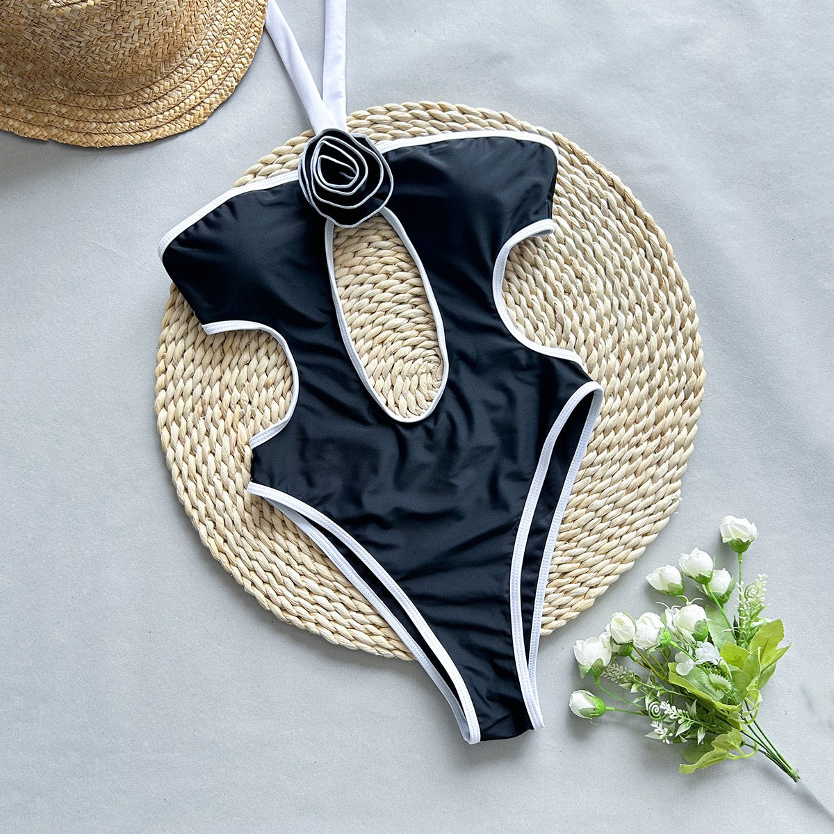 Cut Out Flower One Piece