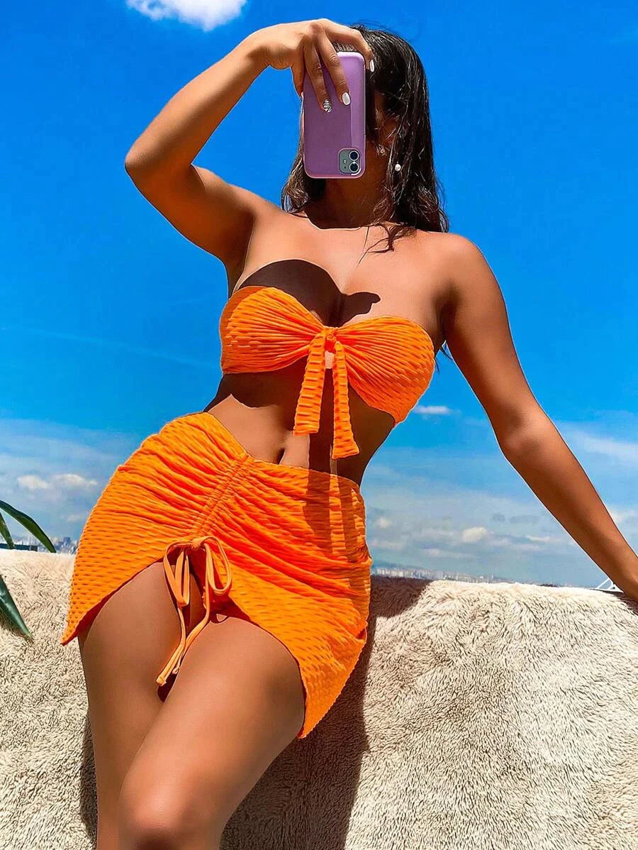 Orange Bikini Set